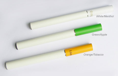 E-Cig -  Goeasy Elektronisk Cigaret med 4 forskellige smagsvarianter og farvekombinationer af nikotin filtre !