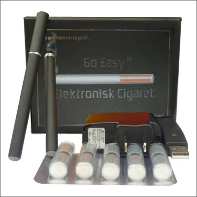 GoEasy™ E-Cigaret - Sort Luxus Startsæt !